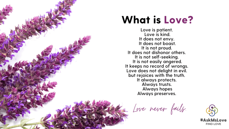 To find love look at what is Love